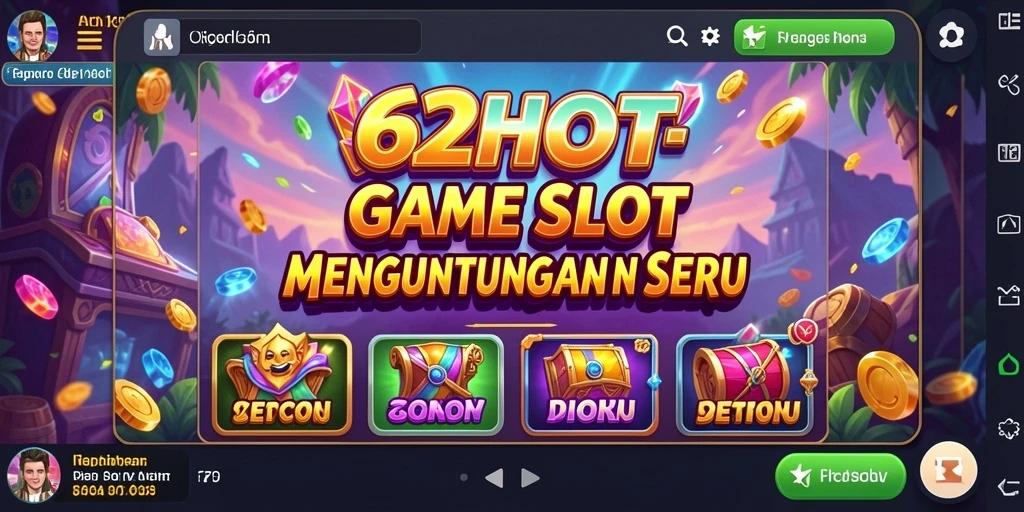Tampilan gameplay yang seru dan menarik dari 62HOT.