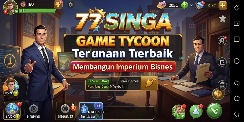 Tampilan gameplay 77SINGA yang menawan dan interaktif.