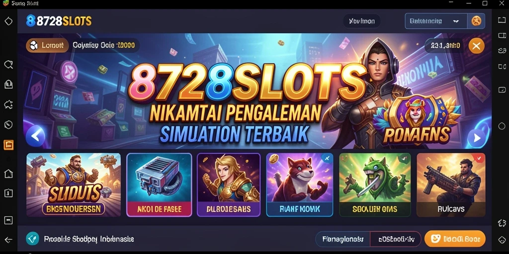 Gameplay menarik dari 8728SLOTS dengan mesin slot yang beragam.
