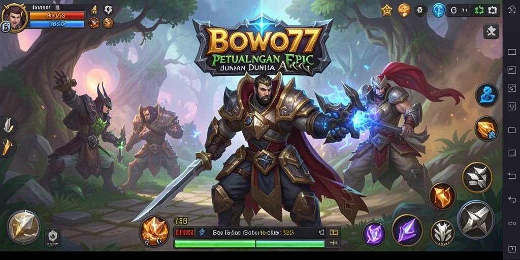 Tampilan aksi mendebarkan dalam gameplay BOWO77 yang menakjubkan.