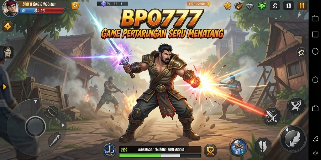 Tampilan menarik dan action-packed dari BPO777 gameplay Fighting.
