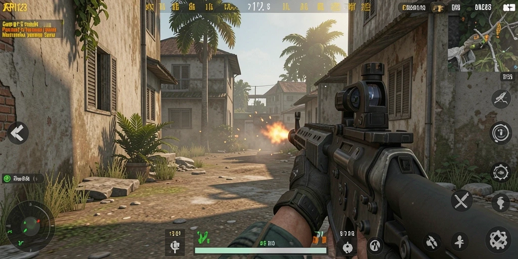 Screenshot pertandingan seru di CERI123 dengan grafis memukau.