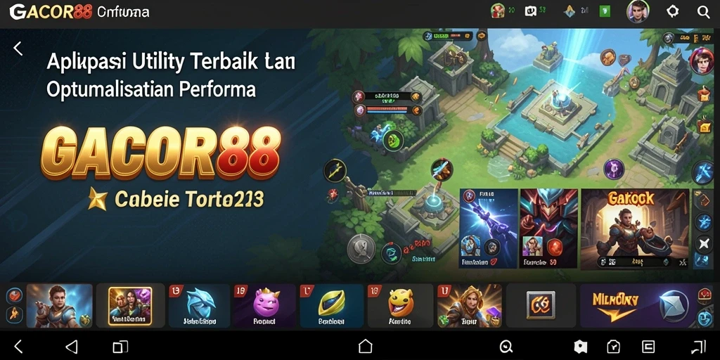 Tampilan antarmuka GACOR88 yang intuitif dan informatif.