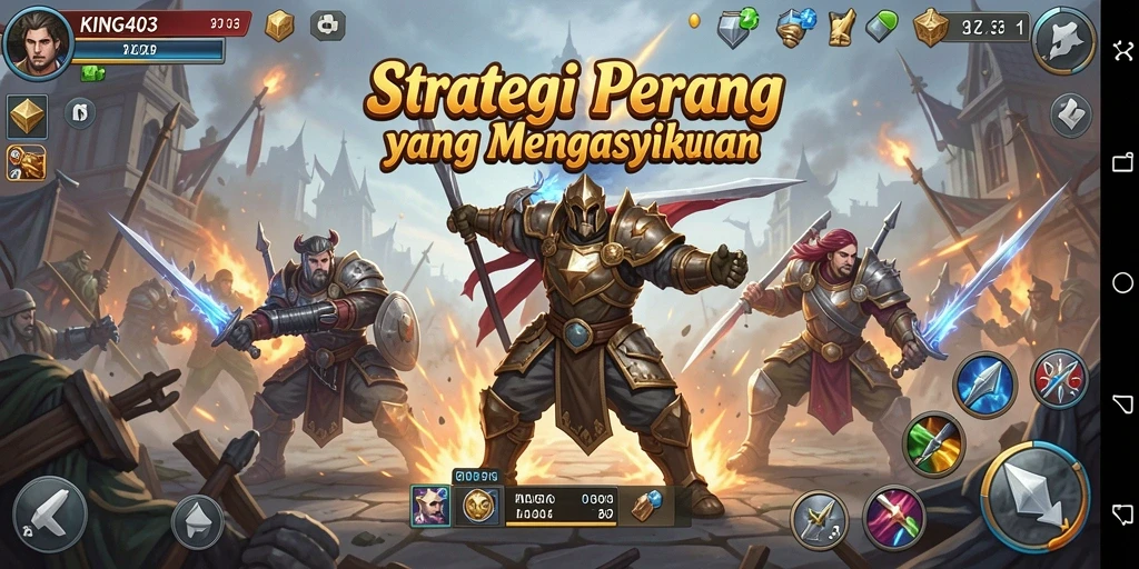 Gameplay mendebarkan dalam KING403 dengan strategi pertarungan yang menarik.