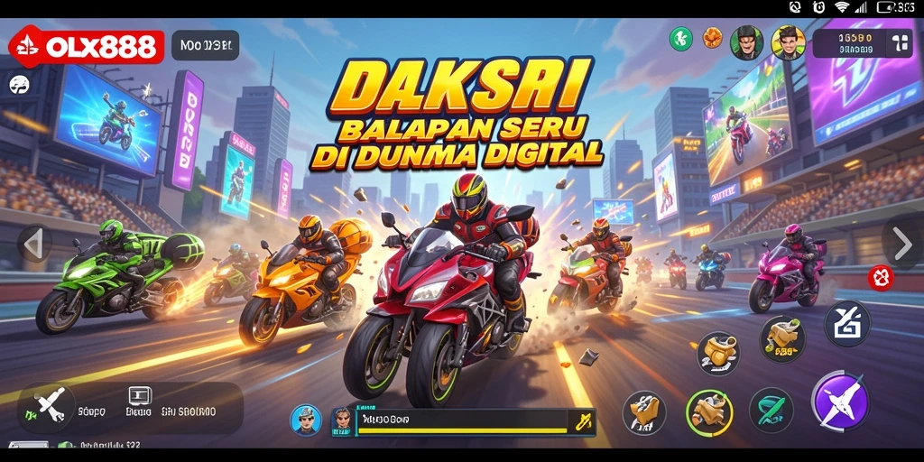 Gameplay balapan seru dengan grafis yang mengesankan.