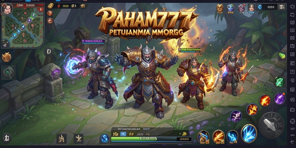 Tampilan gameplay epik di dunia penuh petualangan PAHAM777.