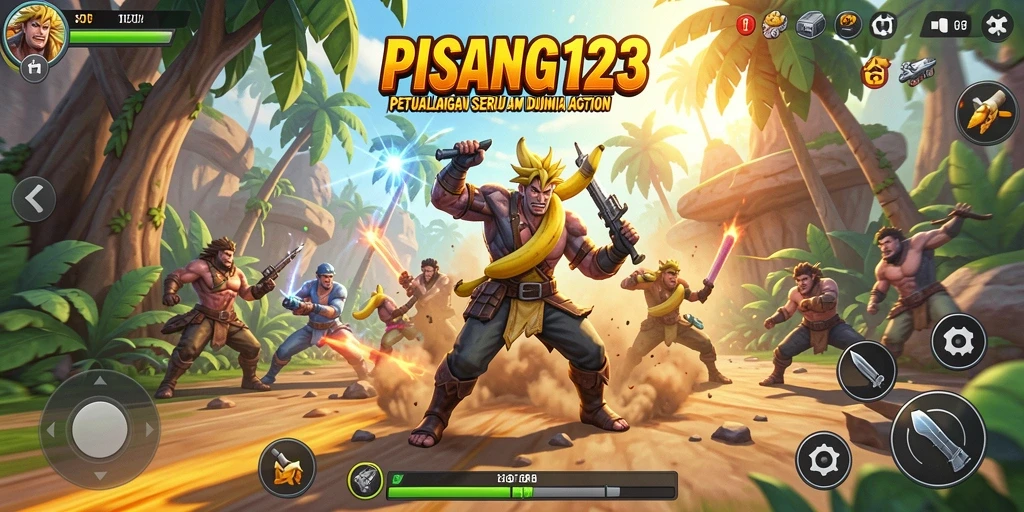 Tampak menarik dengan aksi seru di PISANG123.