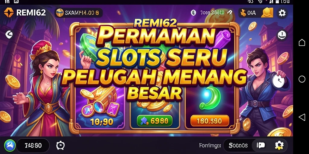 Gameplay menegangkan dengan berbagai simbol dan fitur menarik.