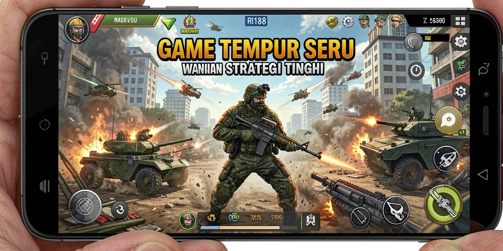 Tampilan gameplay RI188 yang mendebarkan dalam aksi TPS.