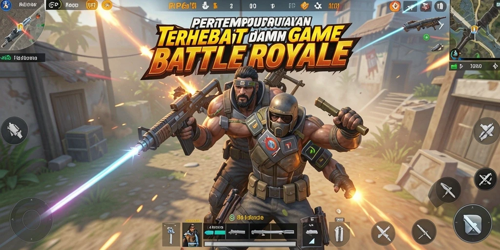 Screenshot gameplay RP66 menampilkan aksi pertempuran yang seru dan dinamis.