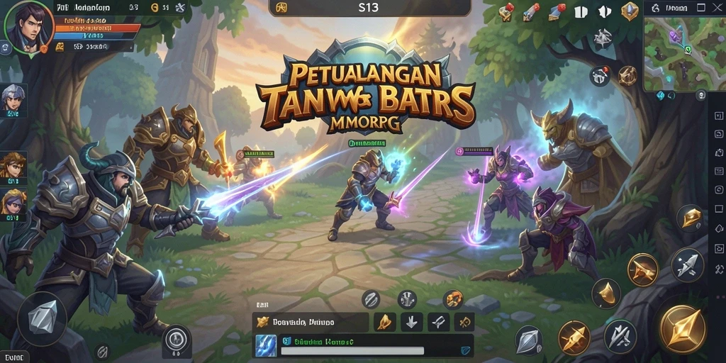 Tampilan gameplay S13 yang mendebarkan dalam dunia MMORPG.
