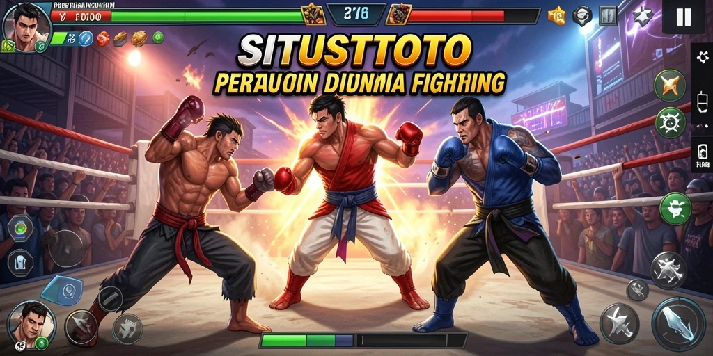Screenshot menampilkan aksi pertarungan seru dalam SITUSTOTO.