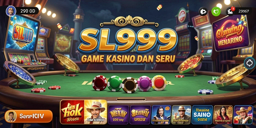Tampilan menarik dari gameplay Kasino di SL999.