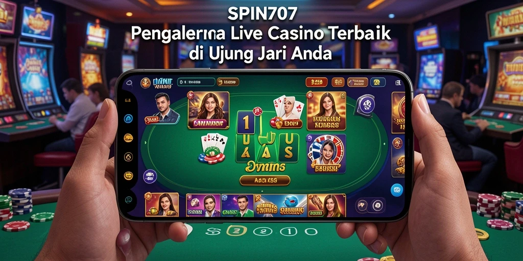 Gameplay Live Casino yang menarik dan interaktif di SPIN707.