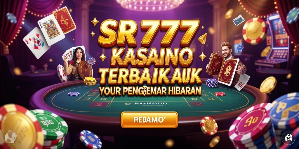 Screenshot SR777 menampilkan gameplay Kasino yang menarik dan penuh warna.