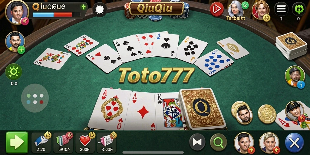 Tampilan gameplay QiuQiu yang seru dan menarik di TOTO777.