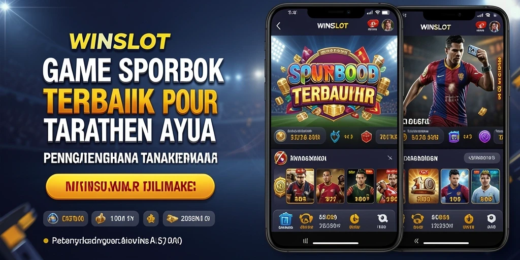 Tampilan menarik dan interaktif dari gameplay Sportsbook WINSLOT.